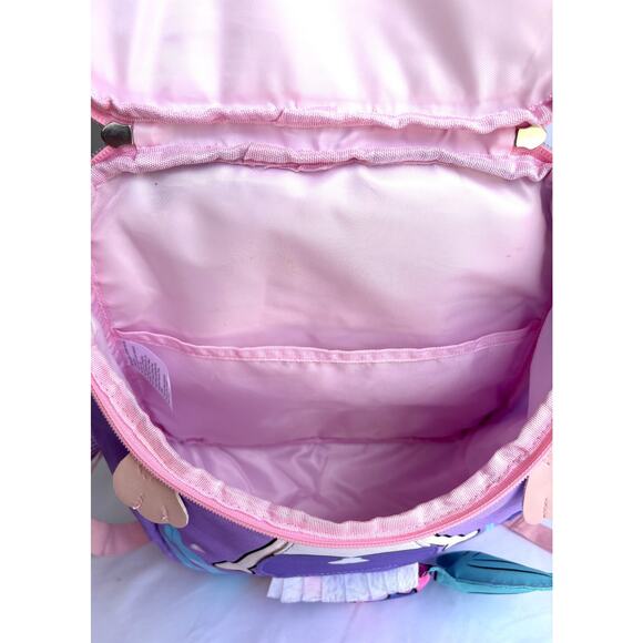BLUBOON 3D Pre-school Backpack Mermaid Purple Pink - Picture 7 of 8